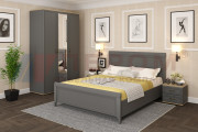 Спальня Карина 2 в цвете Серый Оникс